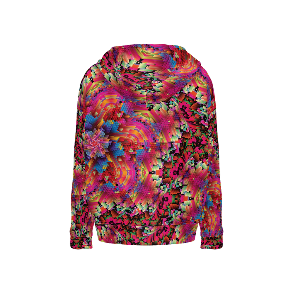 Abstract Color Explosion Men’s Relaxed Fit Hoodie - Swagger Art Store |