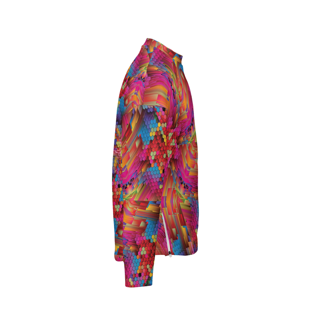 Colorful Spirals Men's Crewneck Sweatshirt - Swagger Art Store |