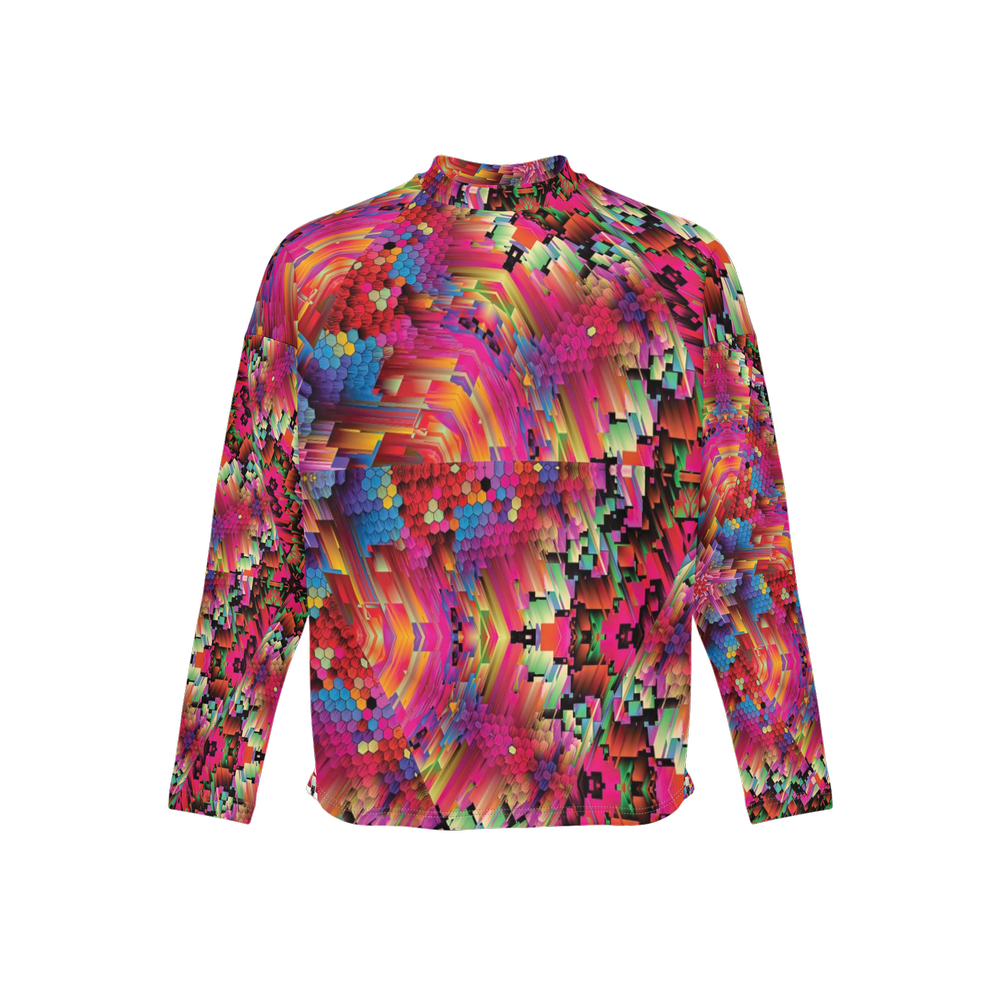 Abstract Color Explosion Men's Crewneck Sweatshirt - Swagger Art Store |
