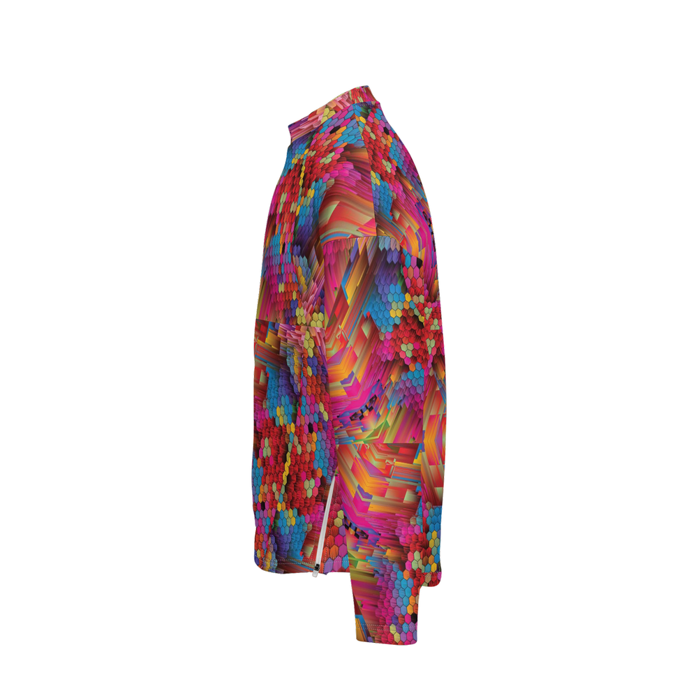 Colorful Spirals Men's Crewneck Sweatshirt - Swagger Art Store |