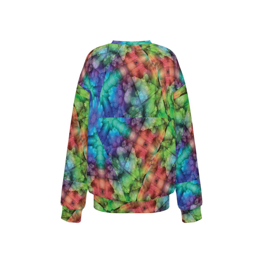 Colorful Dreams Women’s Relaxed Fit Crewneck Sweatshirt - Swagger Art Store |