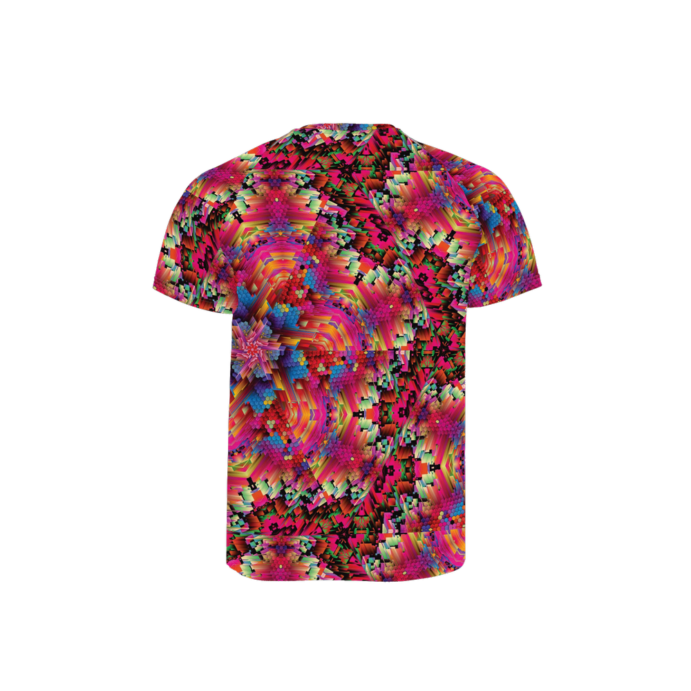 Abstract Color Explosion Men’s 3M Active Running T-Shirt - Swagger Art Store |
