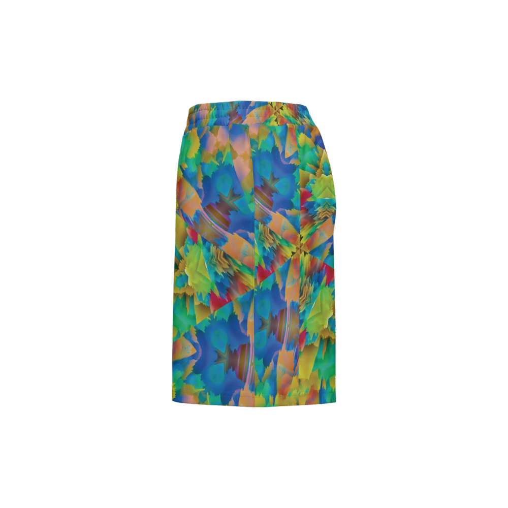 Colorful Chaos Unisex Casual Shorts - Swagger Art Store |