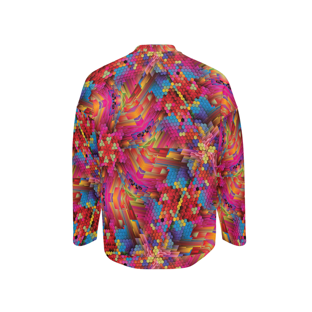 Colorful Spirals Men's Crewneck Sweatshirt - Swagger Art Store |
