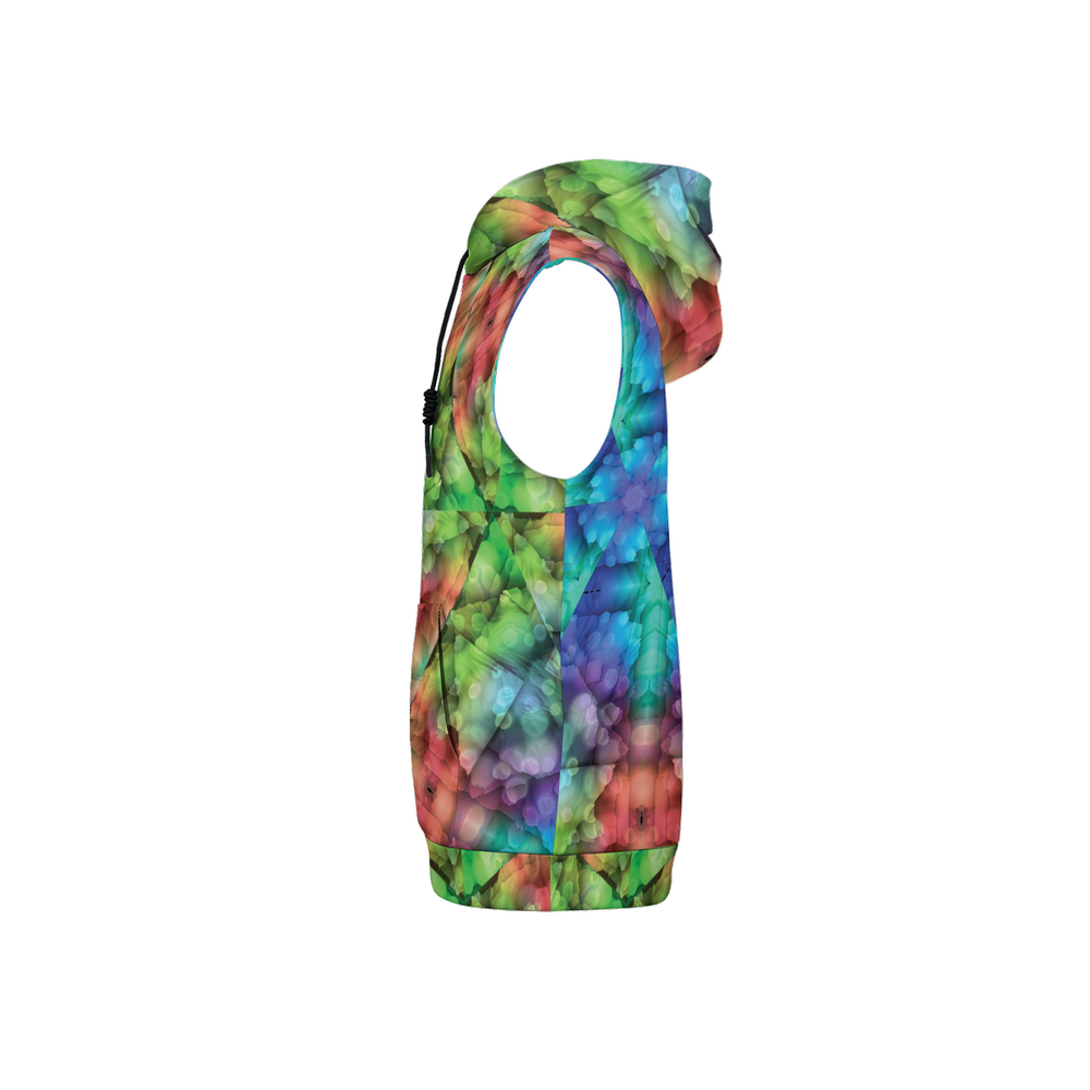 Colorful Dreams Unisex Regular Fit Sleeveless Pullover Hoodie - Swagger Art Store |
