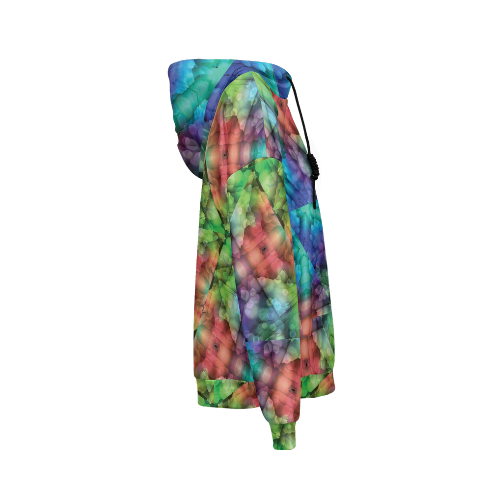 Colorful Dreams Women’s Relaxed Fit Hoodie With Front Patch - Swagger Art Store |
