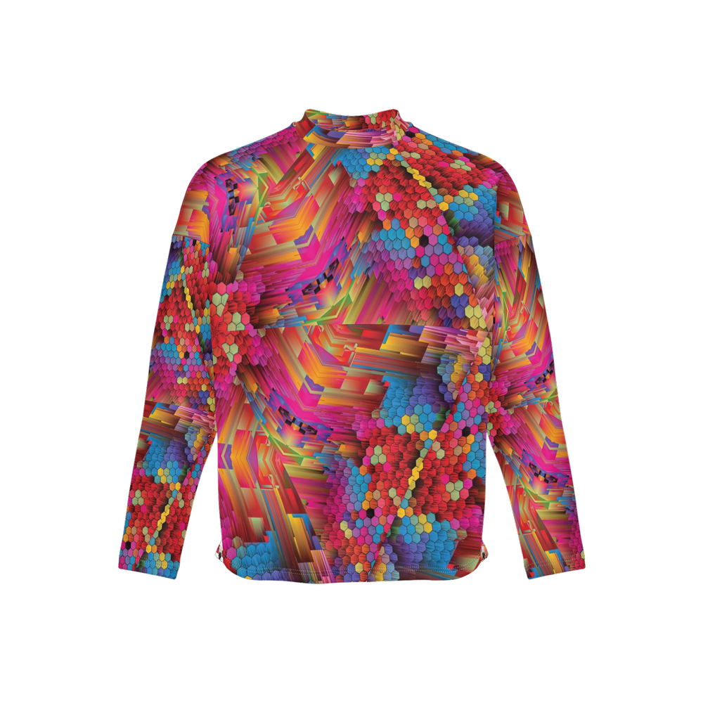 Colorful Spirals Men's Crewneck Sweatshirt - Swagger Art Store |
