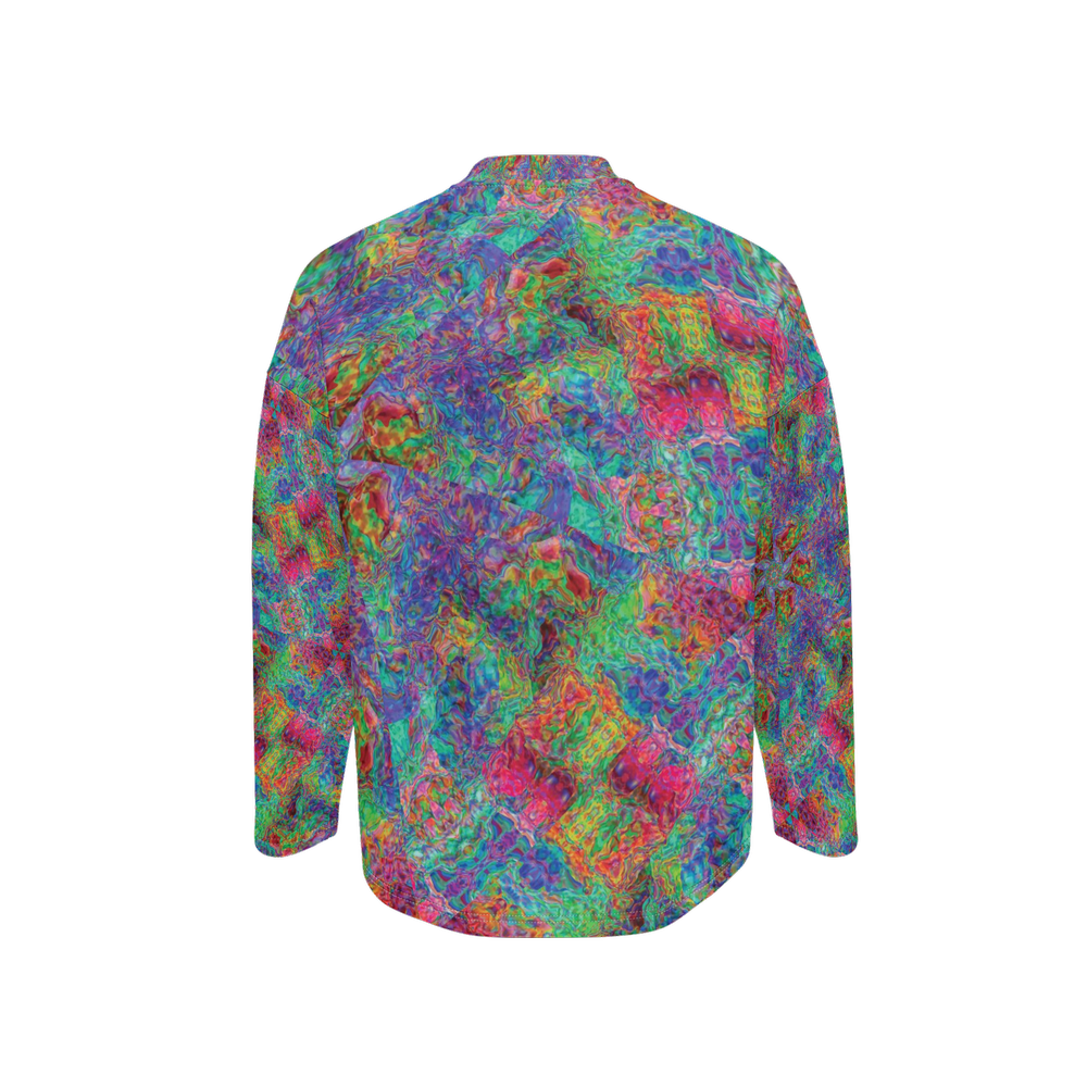 Chromatic Abstraction Men's Crewneck Sweatshirt - Swagger Art Store |