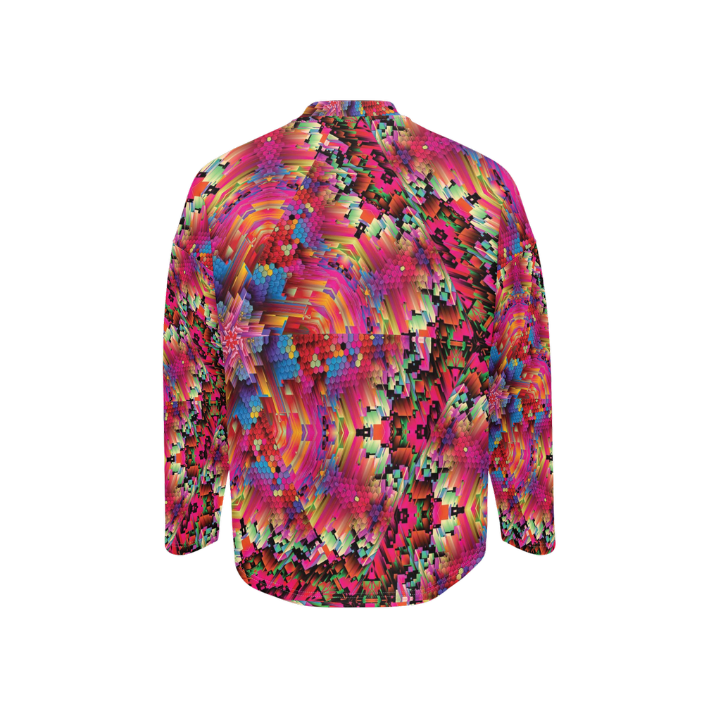 Abstract Color Explosion Men's Crewneck Sweatshirt - Swagger Art Store |