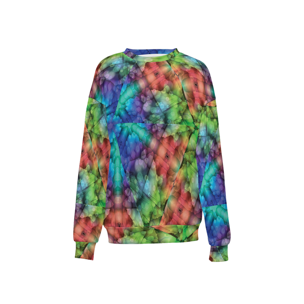 Colorful Dreams Women’s Relaxed Fit Crewneck Sweatshirt - Swagger Art Store |