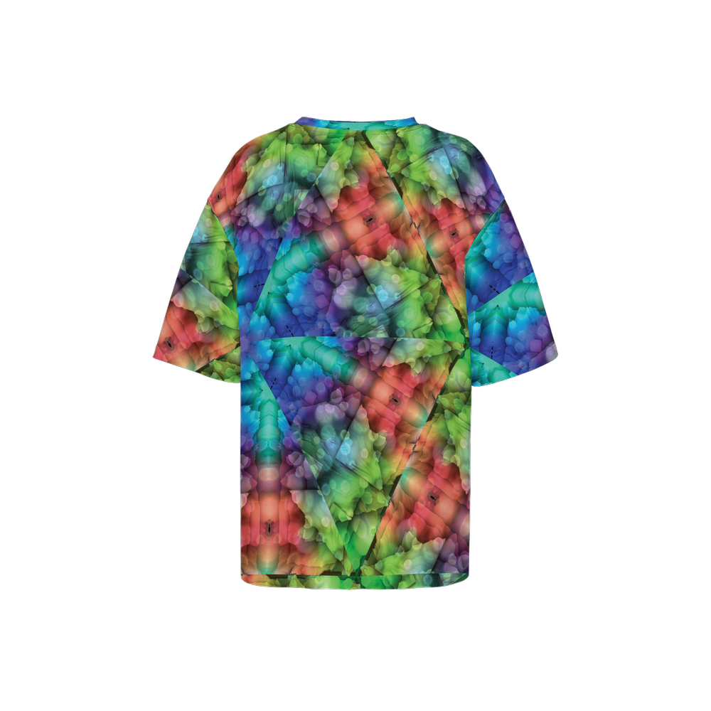 Colorful Dreams Women’s Oversized Short-Sleeve T-Shirt - Swagger Art Store |
