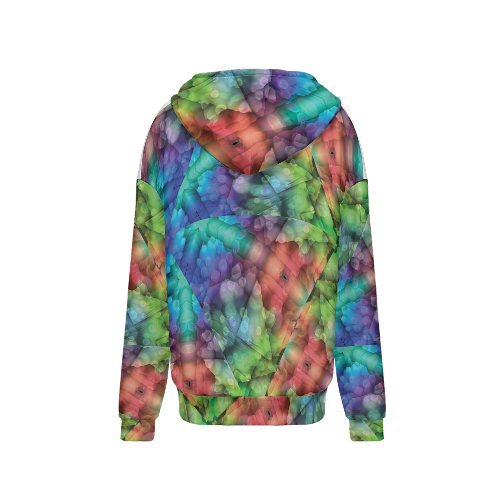 Colorful Dreams Women’s Relaxed Fit Hoodie With Front Patch - Swagger Art Store |