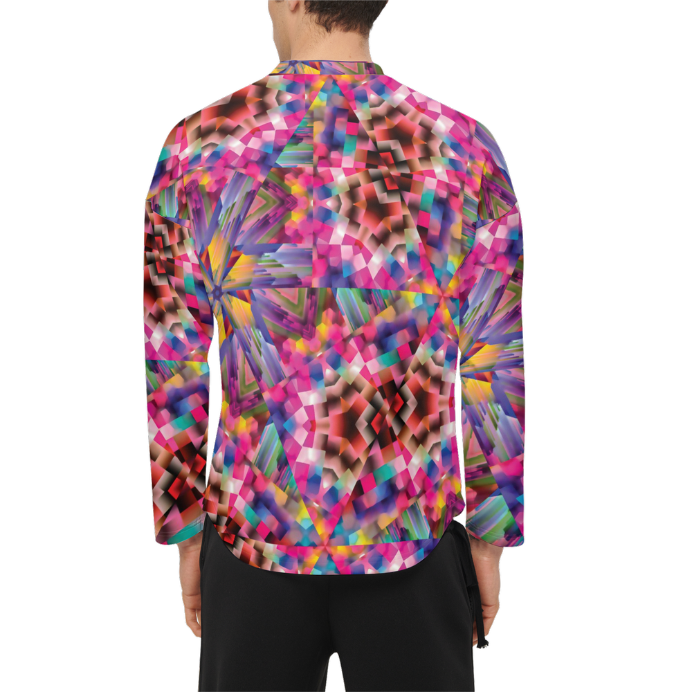 Colorful illusion Men's Crewneck Sweatshirt - Swagger Art Store |