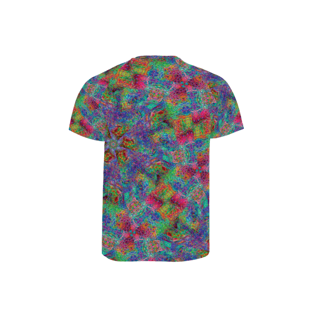 Chromatic Abstraction Men’s 3M Active Running T-Shirt - Swagger Art Store |