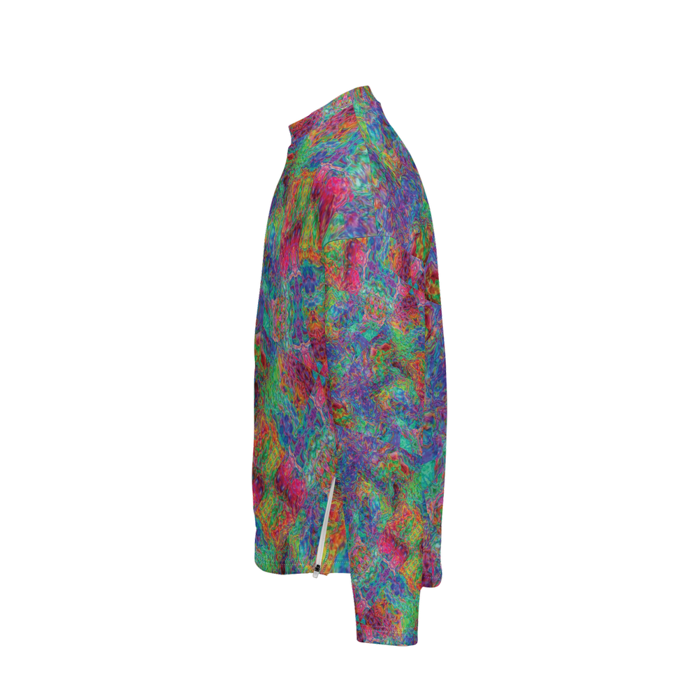 Chromatic Abstraction Men's Crewneck Sweatshirt - Swagger Art Store |