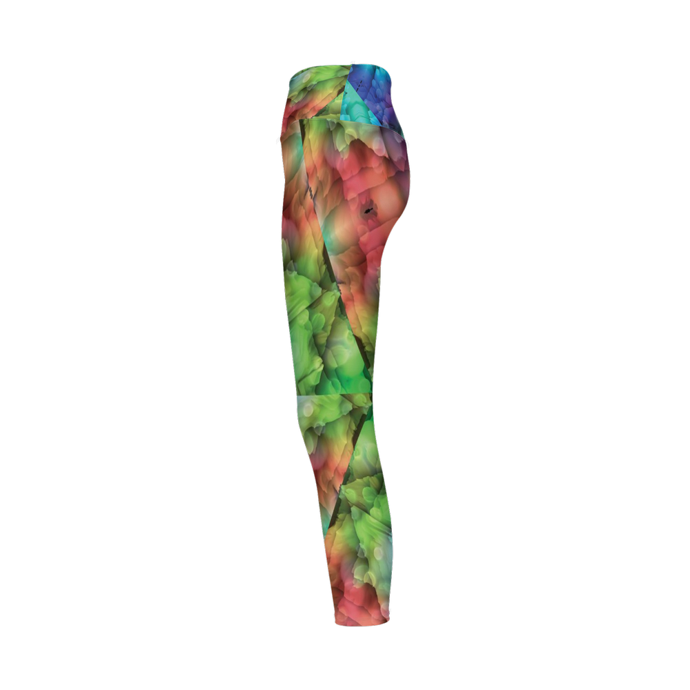 Colorful Dreams Women’s High-Rise Leggings 28" - Swagger Art Store |