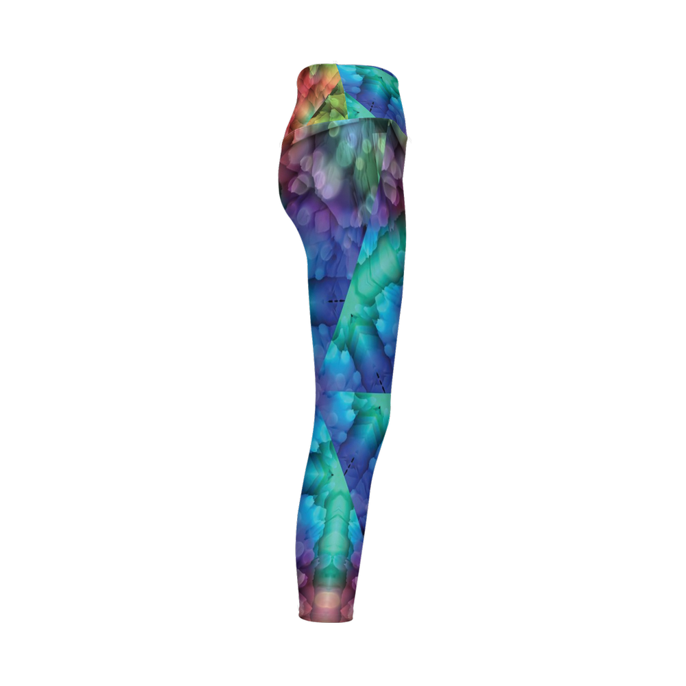 Colorful Dreams Women’s High-Rise Leggings 28" - Swagger Art Store |