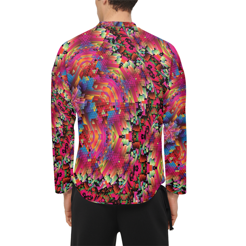 Abstract Color Explosion Men's Crewneck Sweatshirt - Swagger Art Store |