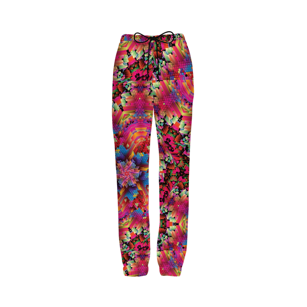 Abstract Color Explosion Unisex Casual Fit Jogging Pants - Swagger Art Store |