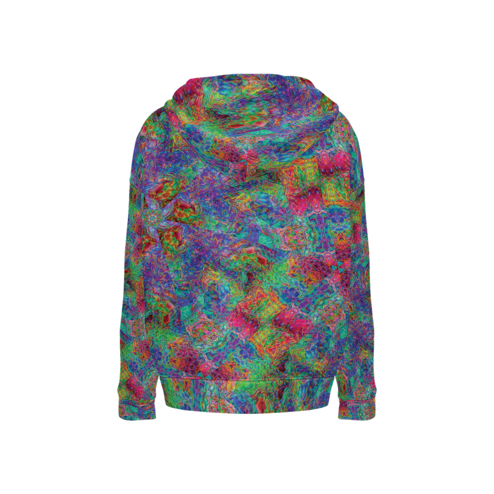 Chromatic Abstraction Men’s Relaxed Fit Hoodie - Swagger Art Store |
