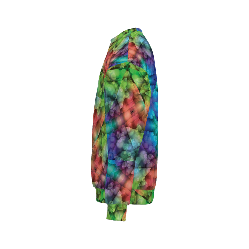 Colorful Dreams Men’s Relaxed Fit Sweatshirt With Front Patch - Swagger Art Store |