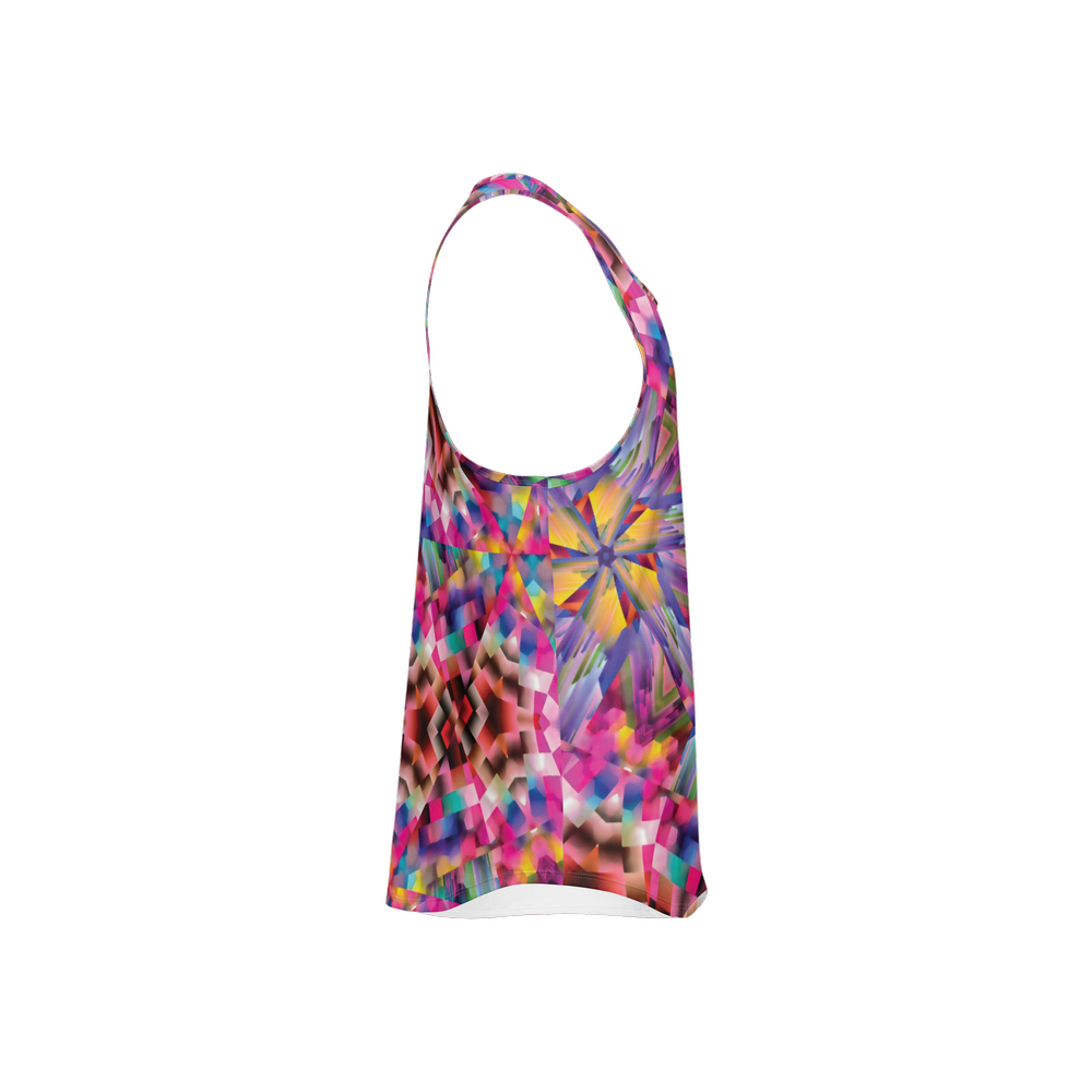 Colorful illusion Men's Y-Back Muscle Tank Top - Swagger Art Store |