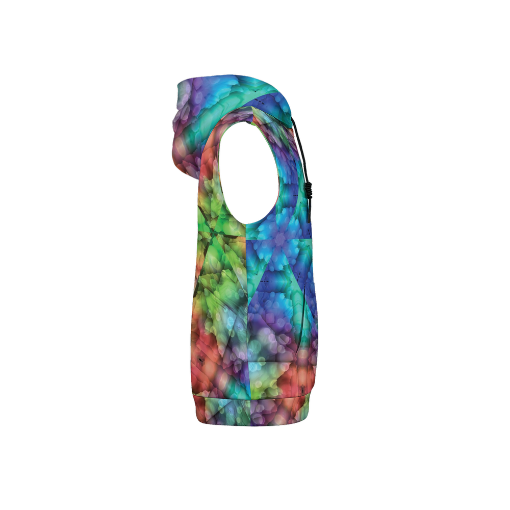 Colorful Dreams Unisex Regular Fit Sleeveless Pullover Hoodie - Swagger Art Store |