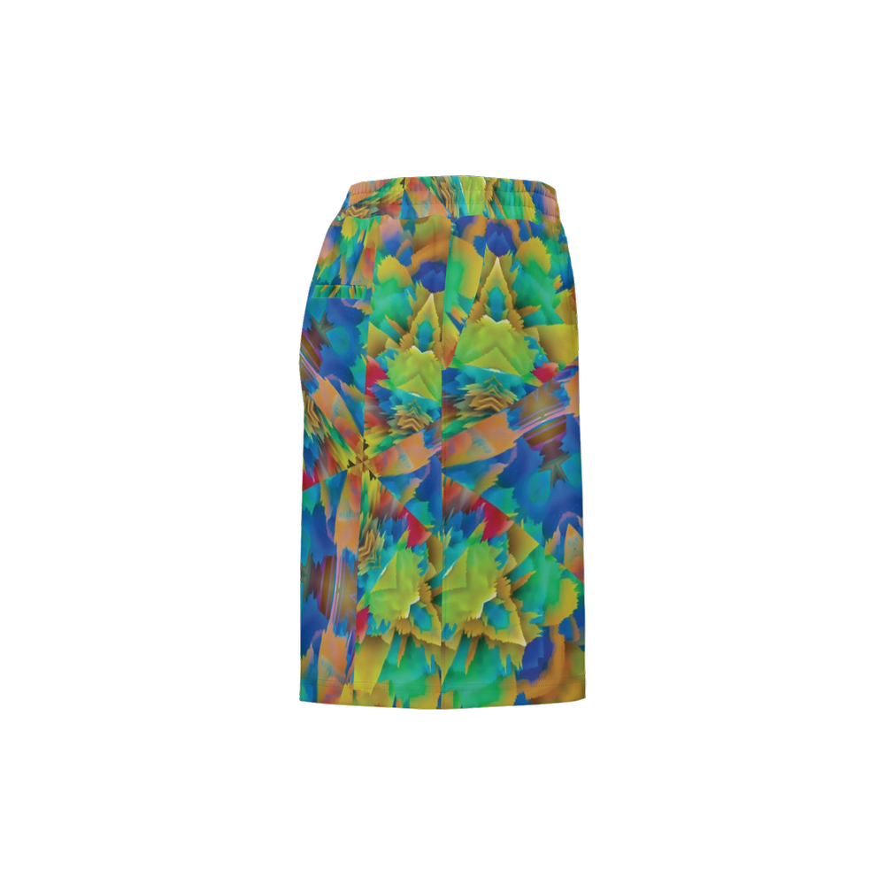Colorful Chaos Unisex Casual Shorts - Swagger Art Store |