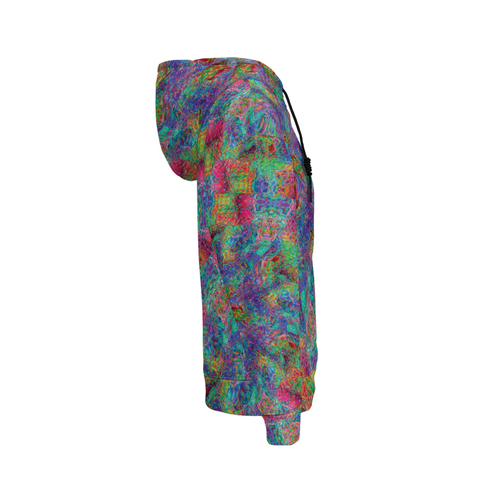 Chromatic Abstraction Men’s Relaxed Fit Hoodie - Swagger Art Store |
