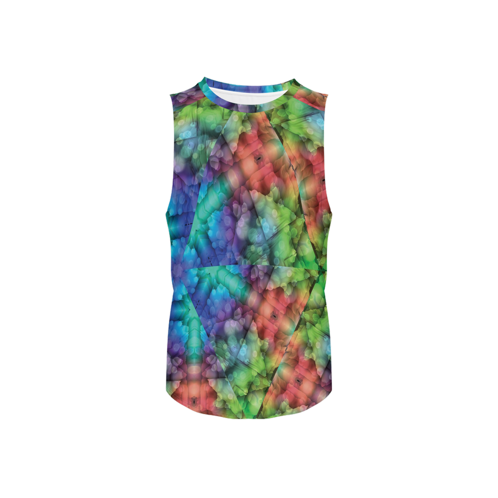 Colorful Dreams Men's Seamless Open Side Tank Top - Swagger Art Store |