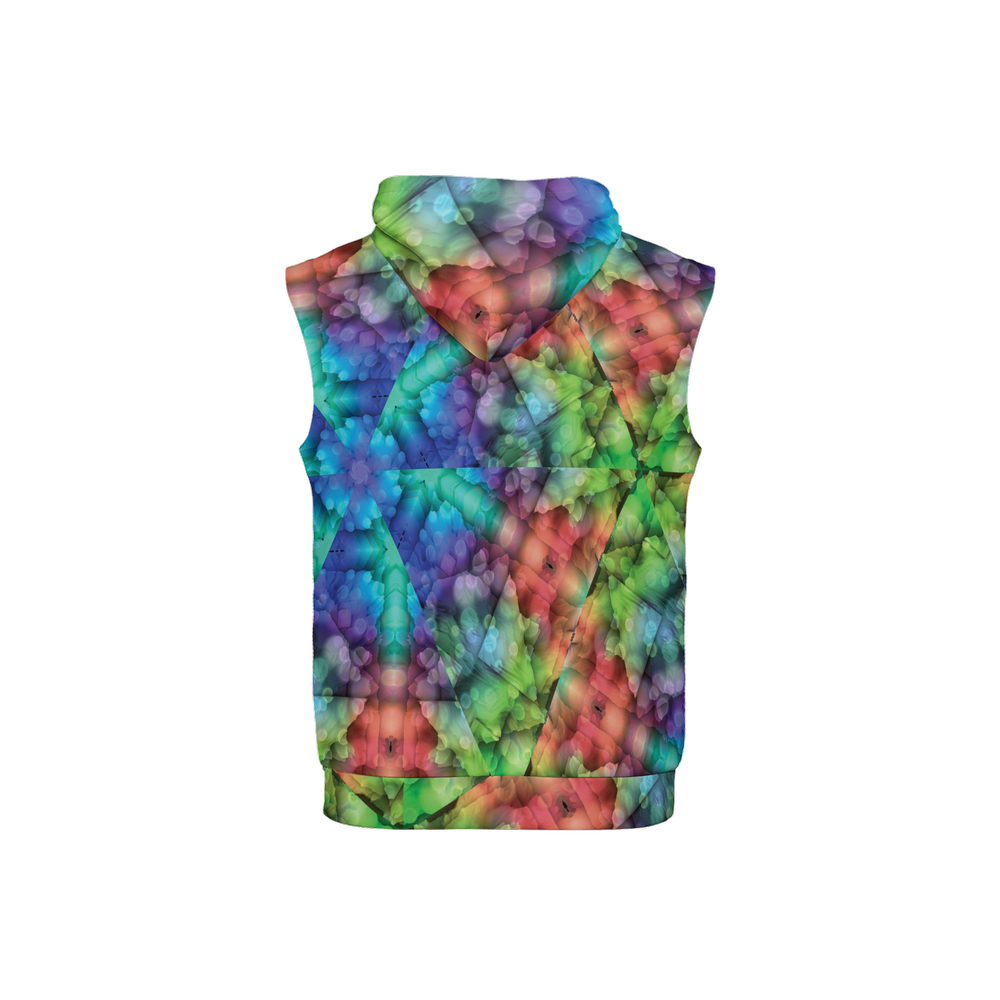 Colorful Dreams Unisex Regular Fit Sleeveless Pullover Hoodie - Swagger Art Store |
