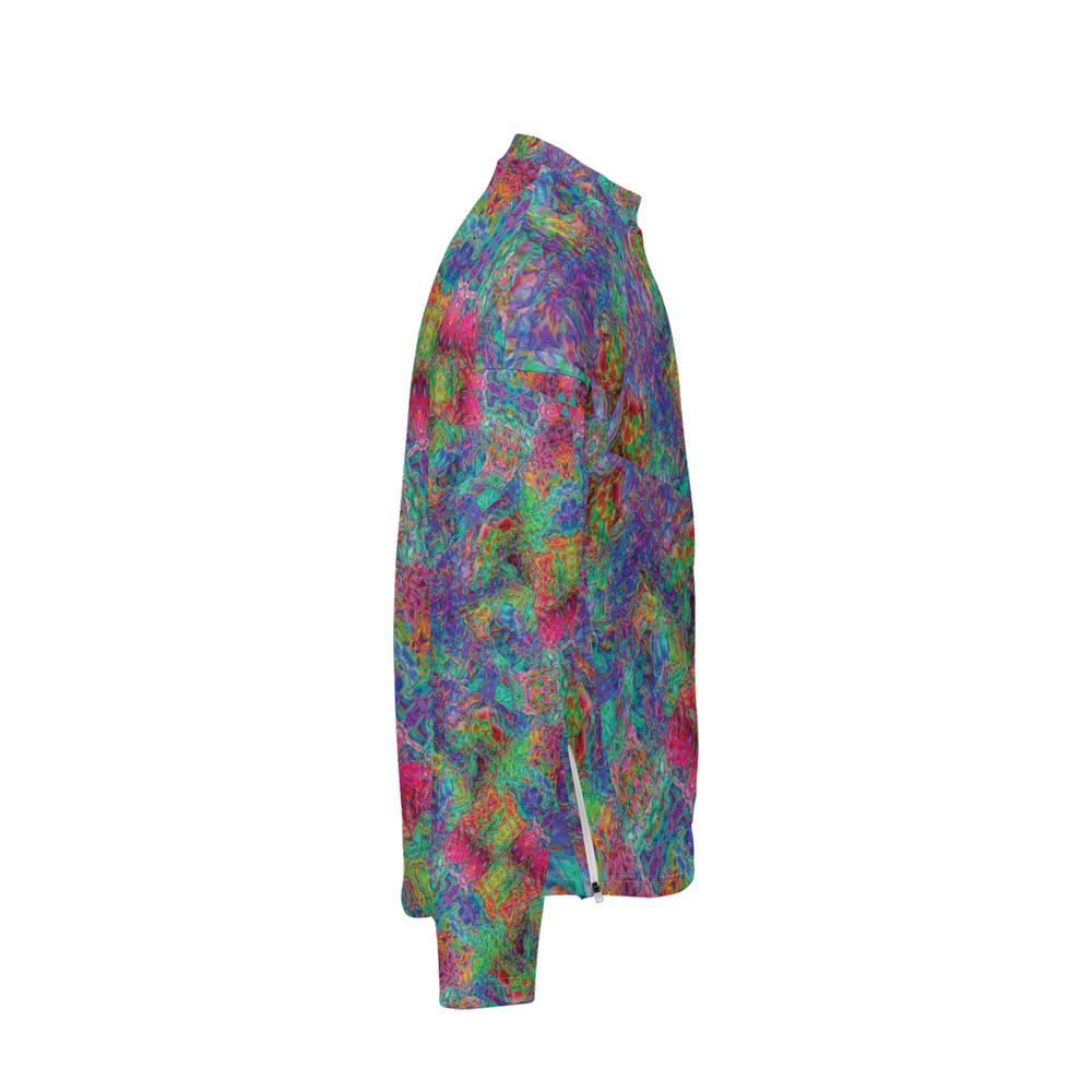 Chromatic Abstraction Men's Crewneck Sweatshirt - Swagger Art Store |