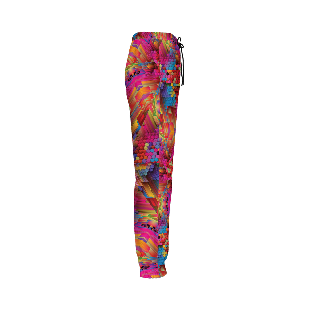 Colorful Spirals Unisex Casual Fit Jogging Pants - Swagger Art Store |