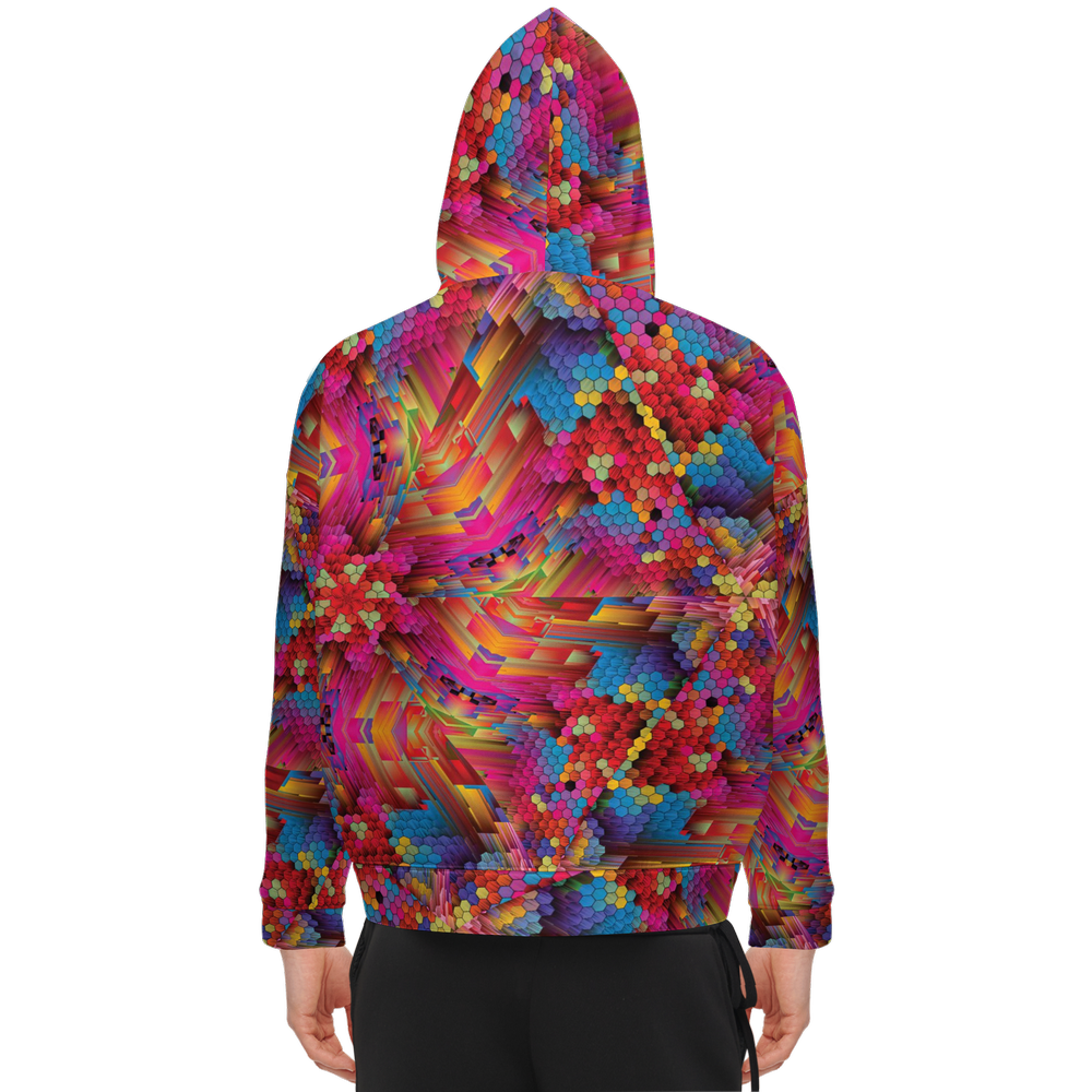 Colorful Spirals Men’s Relaxed Fit Hoodie - Swagger Art Store |