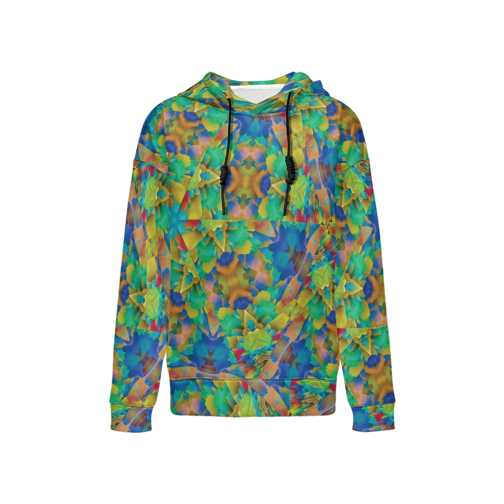 Colorful Chaos Men’s Relaxed Fit Hoodie - Swagger Art Store |