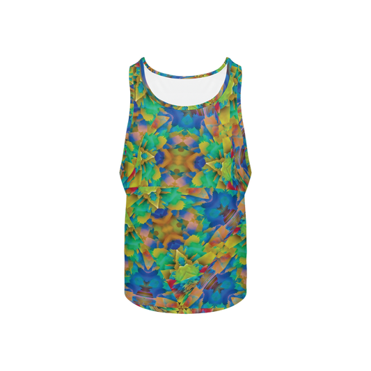 Colorful Chaos Men's Y-Back Muscle Tank Top - Swagger Art Store |