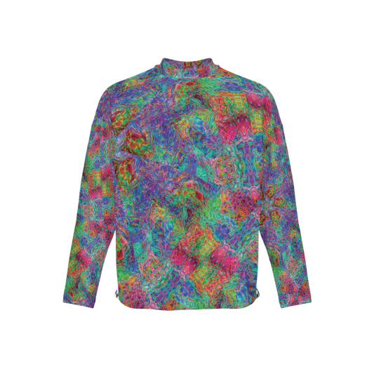 Chromatic Abstraction Men's Crewneck Sweatshirt - Swagger Art Store |