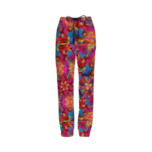 Colorful Spirals Unisex Casual Fit Jogging Pants - Swagger Art Store |