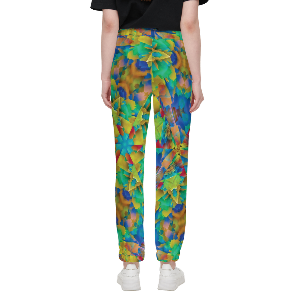 Colorful Chaos Unisex Casual Fit Jogging Pants - Swagger Art Store |