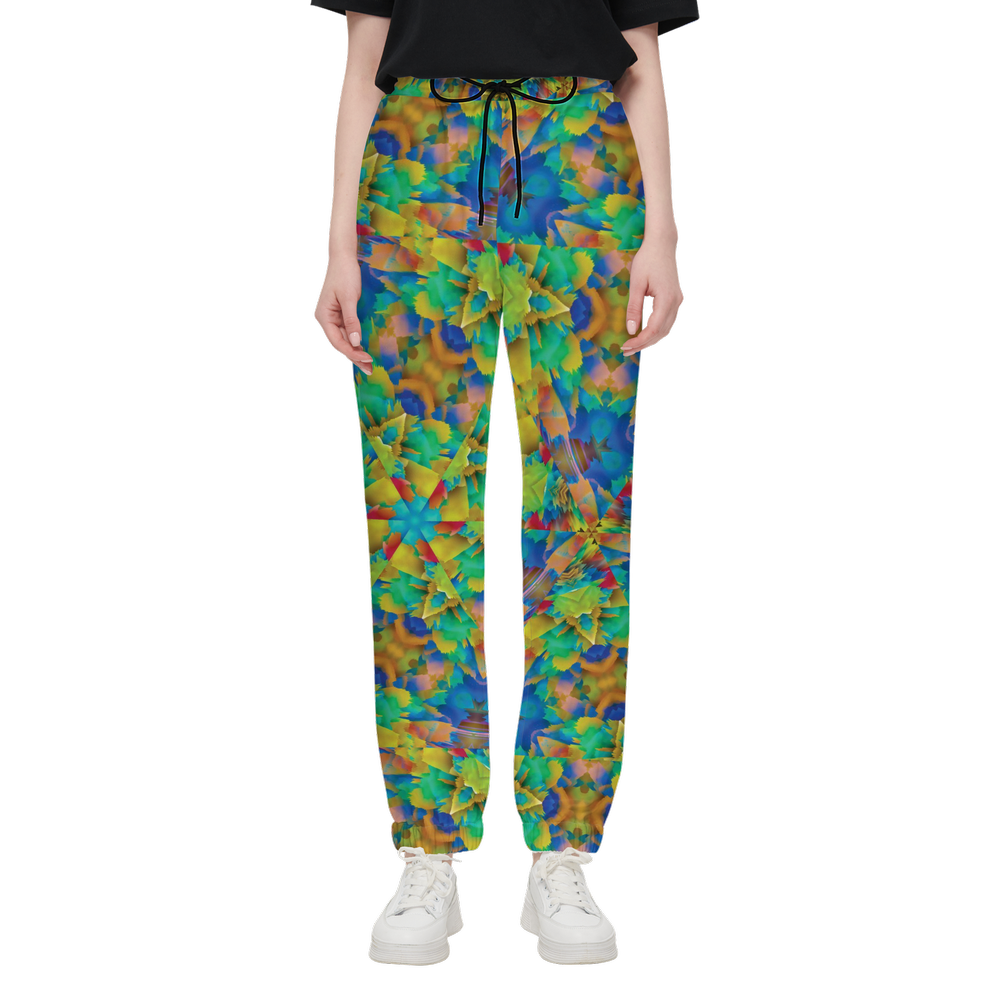 Colorful Chaos Unisex Casual Fit Jogging Pants - Swagger Art Store |