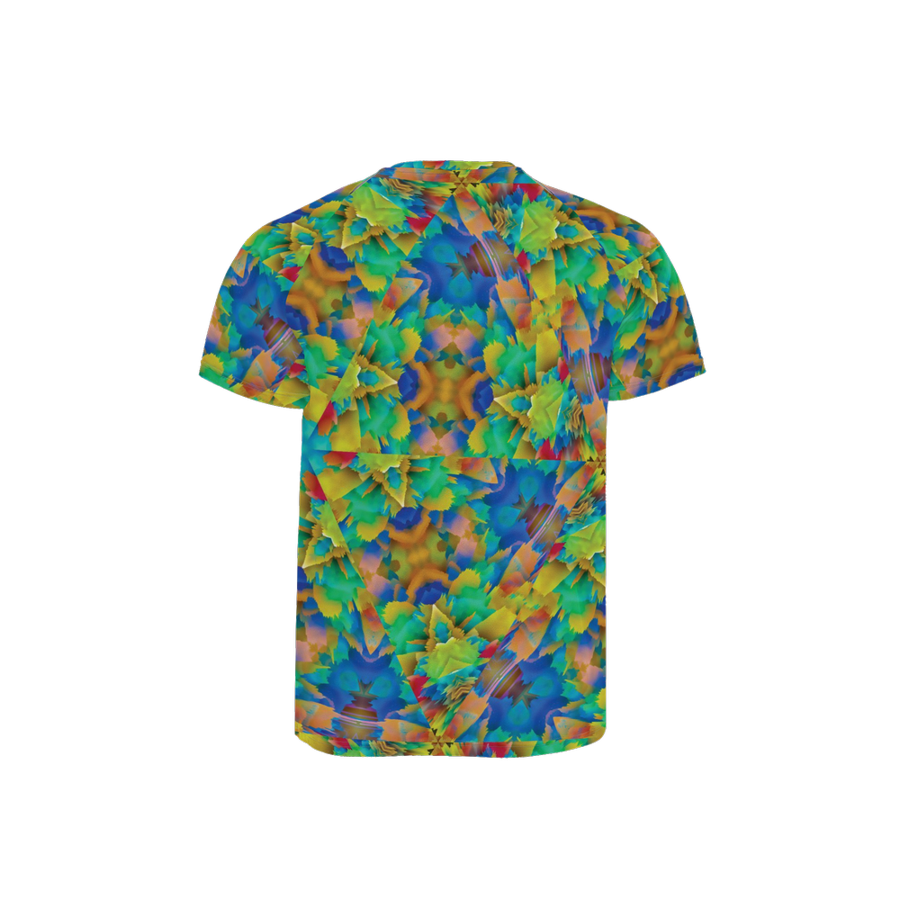 Colorful Chaos Men’s 3M Active Running T-Shirt - Swagger Art Store |