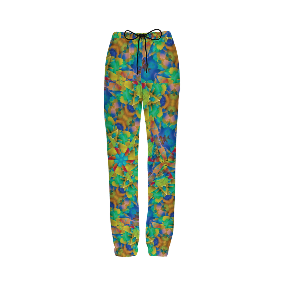 Colorful Chaos Unisex Casual Fit Jogging Pants - Swagger Art Store |