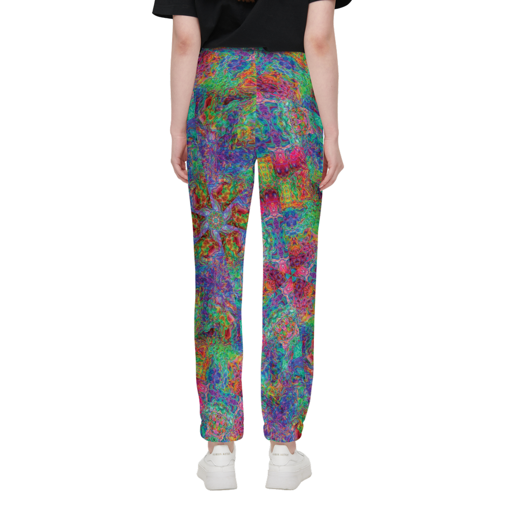 Chromatic Abstraction Unisex Casual Fit Jogging Pants - Swagger Art Store |