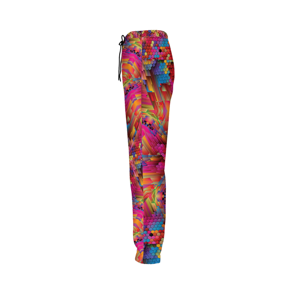 Colorful Spirals Unisex Casual Fit Jogging Pants - Swagger Art Store |