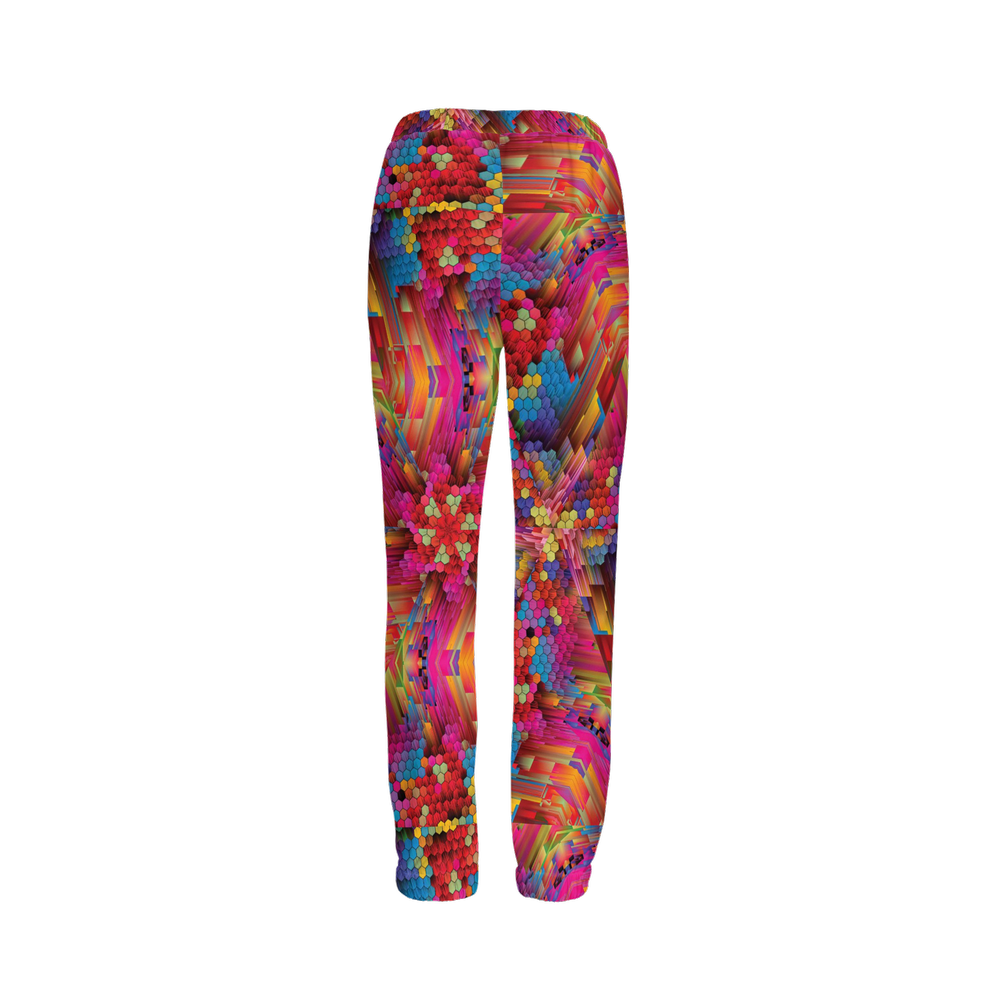 Colorful Spirals Unisex Casual Fit Jogging Pants - Swagger Art Store |