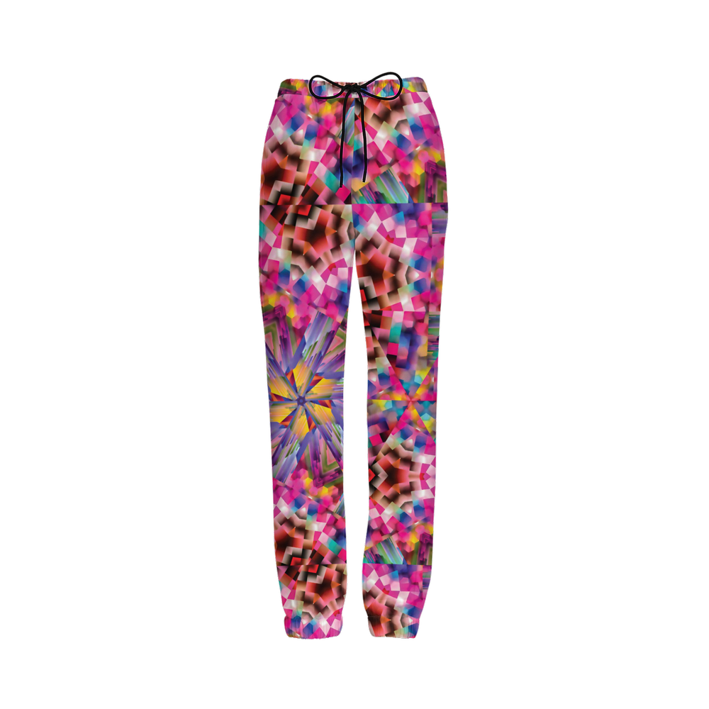 Colorful illusion Unisex Casual Fit Jogging Pants - Swagger Art Store |