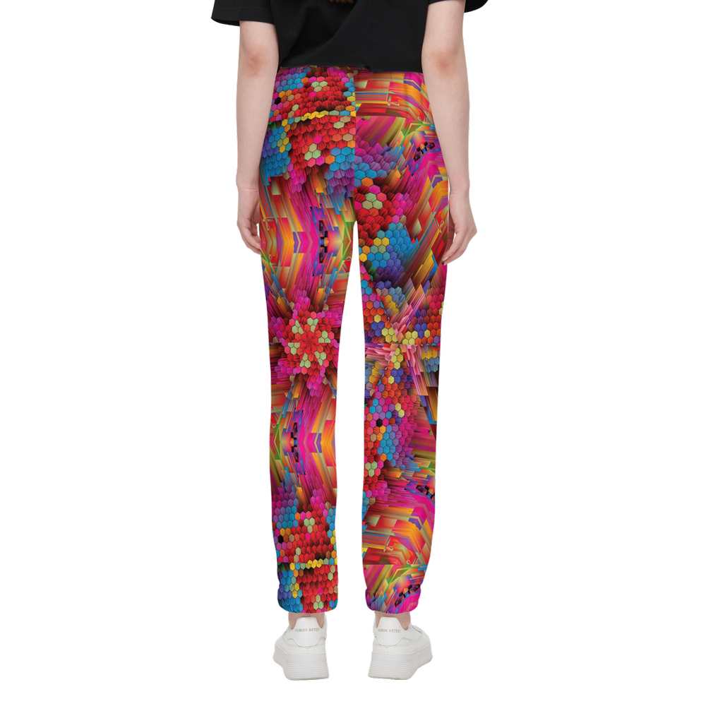 Colorful Spirals Unisex Casual Fit Jogging Pants - Swagger Art Store |