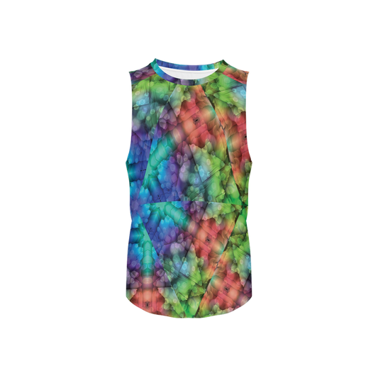 Colorful Dreams Men's Seamless Open Side Tank Top - Swagger Art Store |